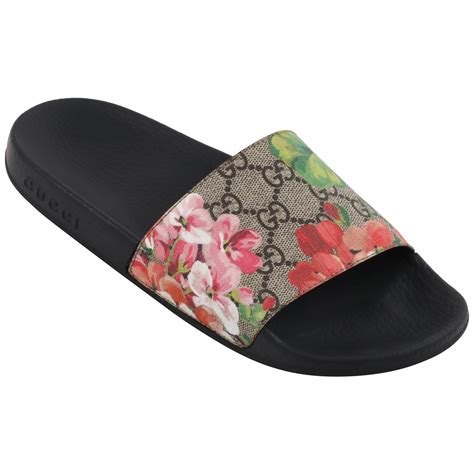 gucci flower slide|Gucci flower slides sale.